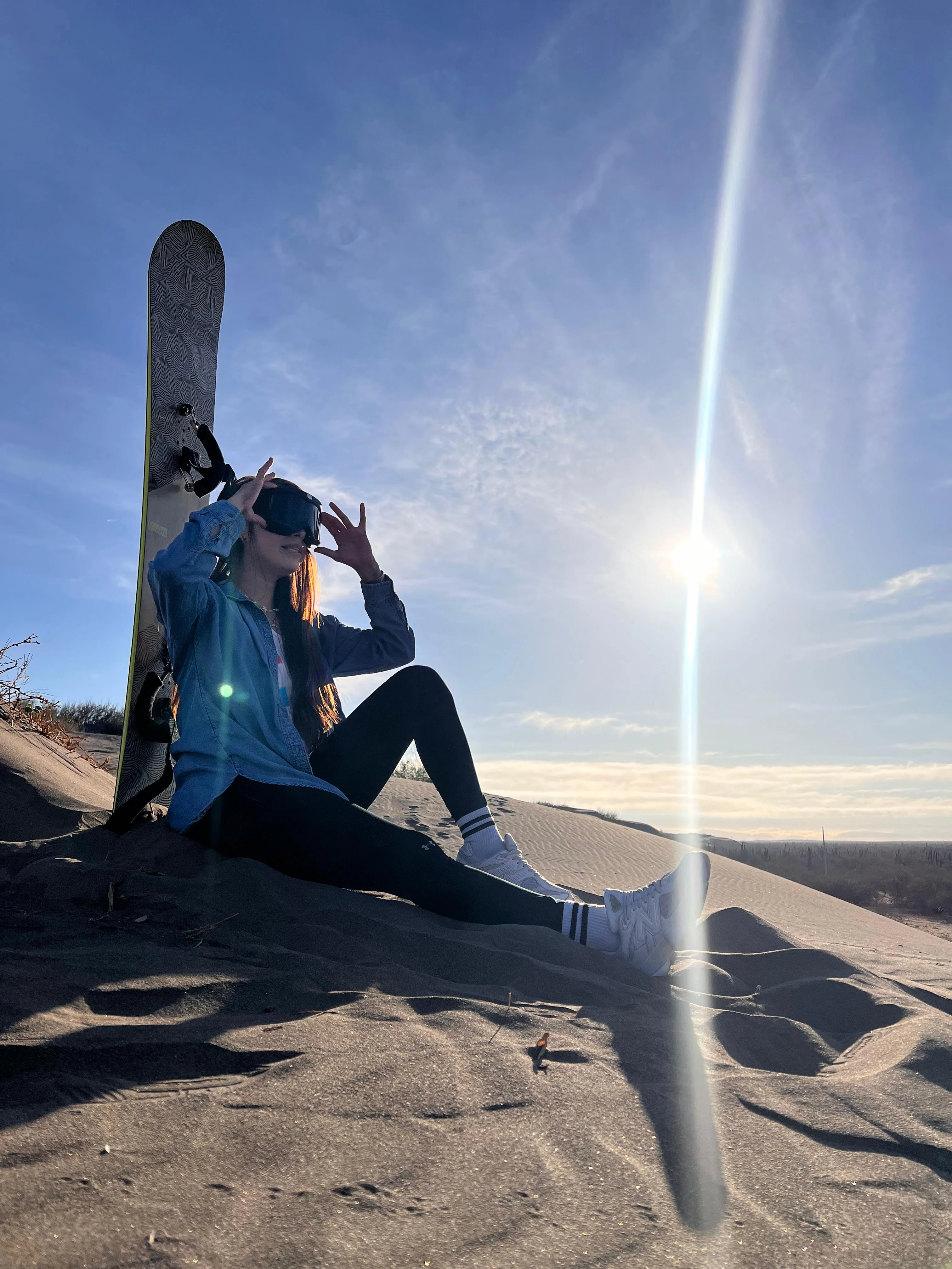 Sandboarding in der Wüste — imagen 3